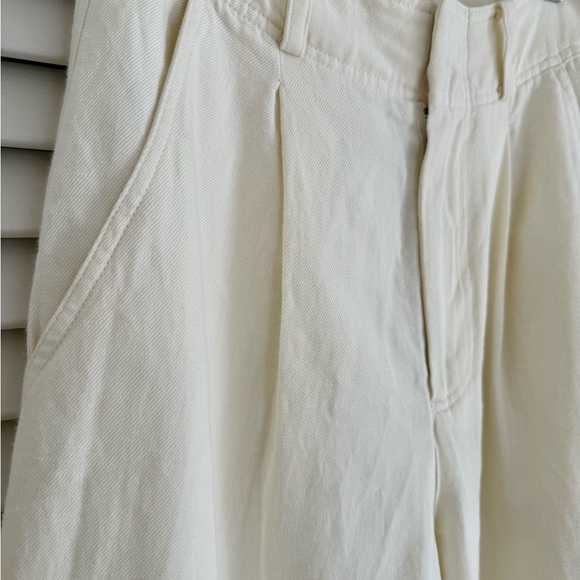 Apiece Apart Bari Crop Trouser in Cream - Picture 11 of 11